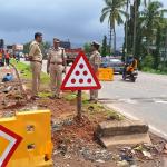 SP inspects fatal NH-66 accident site in Murdeshwar, reviews safety measures