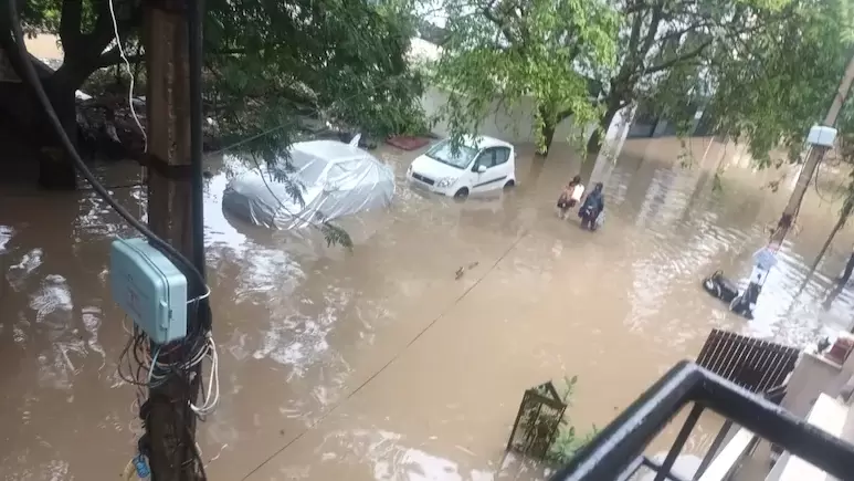 Rain havoc in Bengaluru: Homes flooded, roads waterlogged