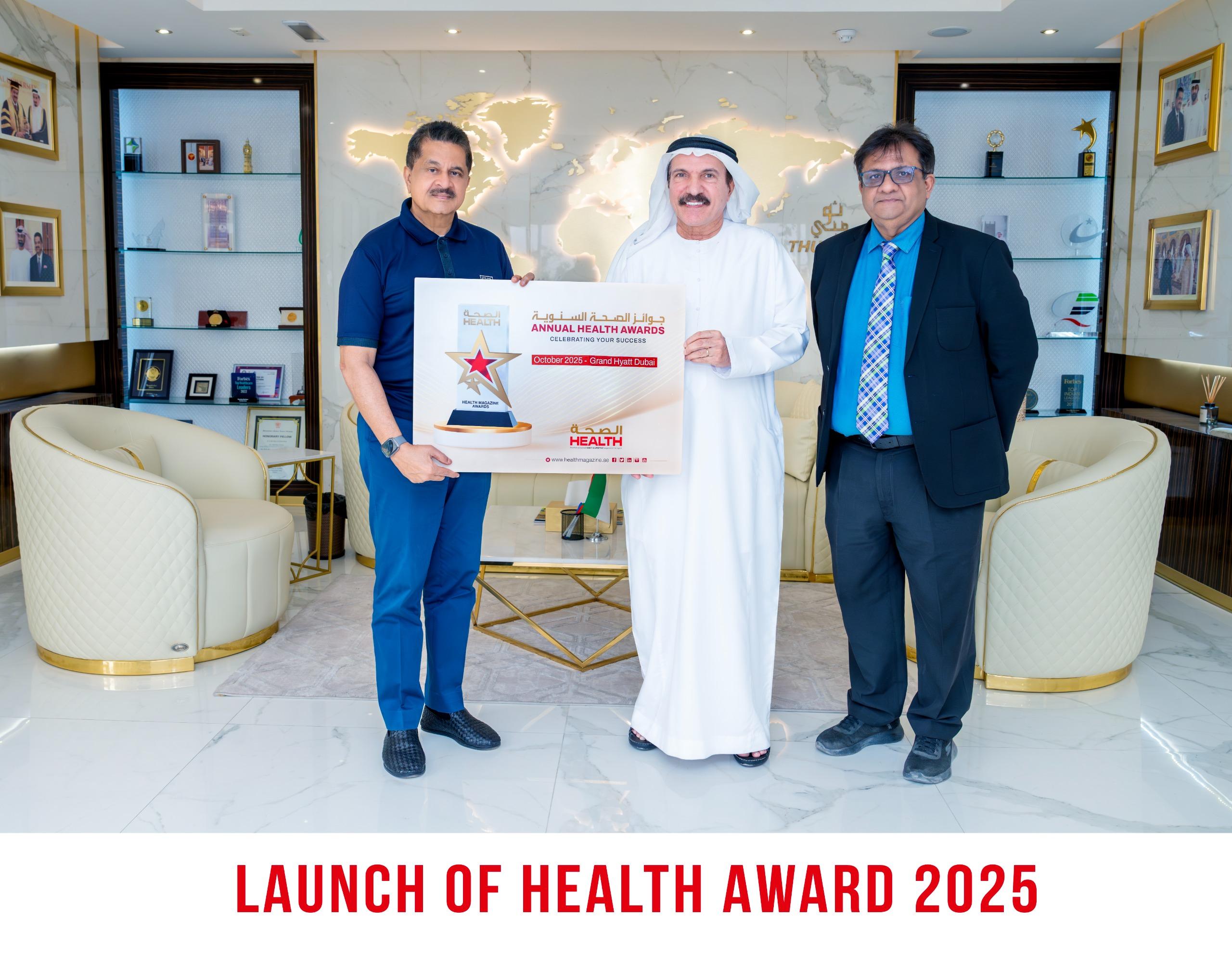 15 UAE Nationals will take center stage & 46 other categories included for the Annual Health Awards 2025