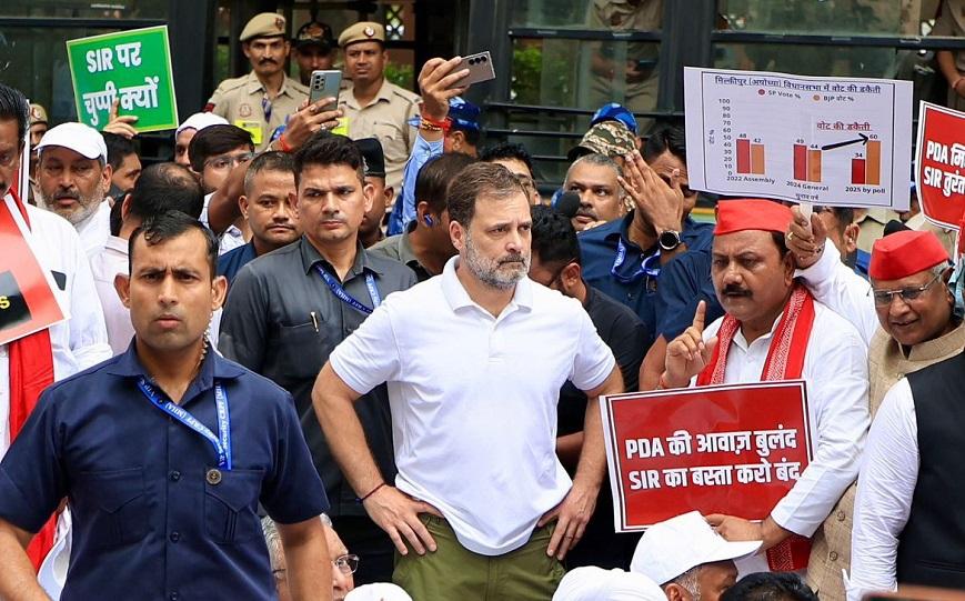 Rahul Gandhi seeks transparent voter list, warns of impending ‘vote theft’ scandal