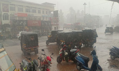 Heavy Rain Lashes Bhatkal; IMD Issues Alerts for Next Three Days as Cyclone System Intensifies in Bay of Bengal