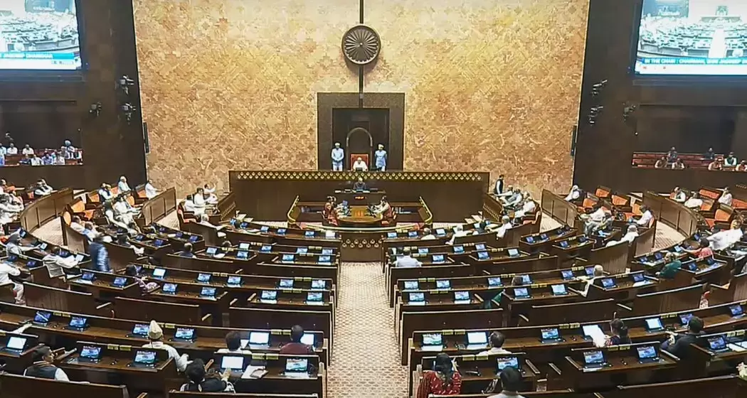 Opposition walks out of Rajya Sabha over disallowance of discussion on duplicate voter IDs